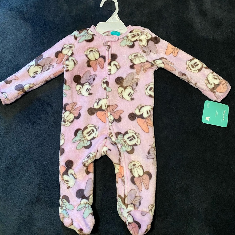 Disney Kids Purple One Piece Footies
